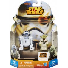 R2-D2 and Yoda  (Episode V Empire Strikes Back ) R2-D2 and Yoda. R2-D2 encounters the misterious Yoda on the planet Dagobah